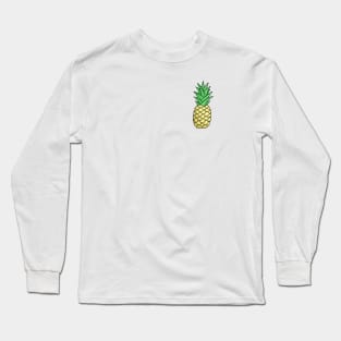 Little Pineapple Pocket Long Sleeve T-Shirt